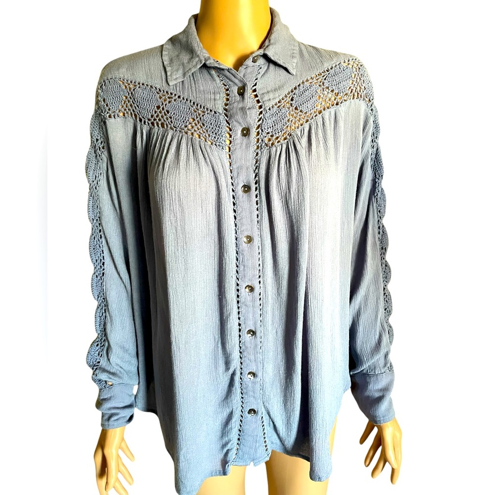 Women’s Free People boho blouse top XS